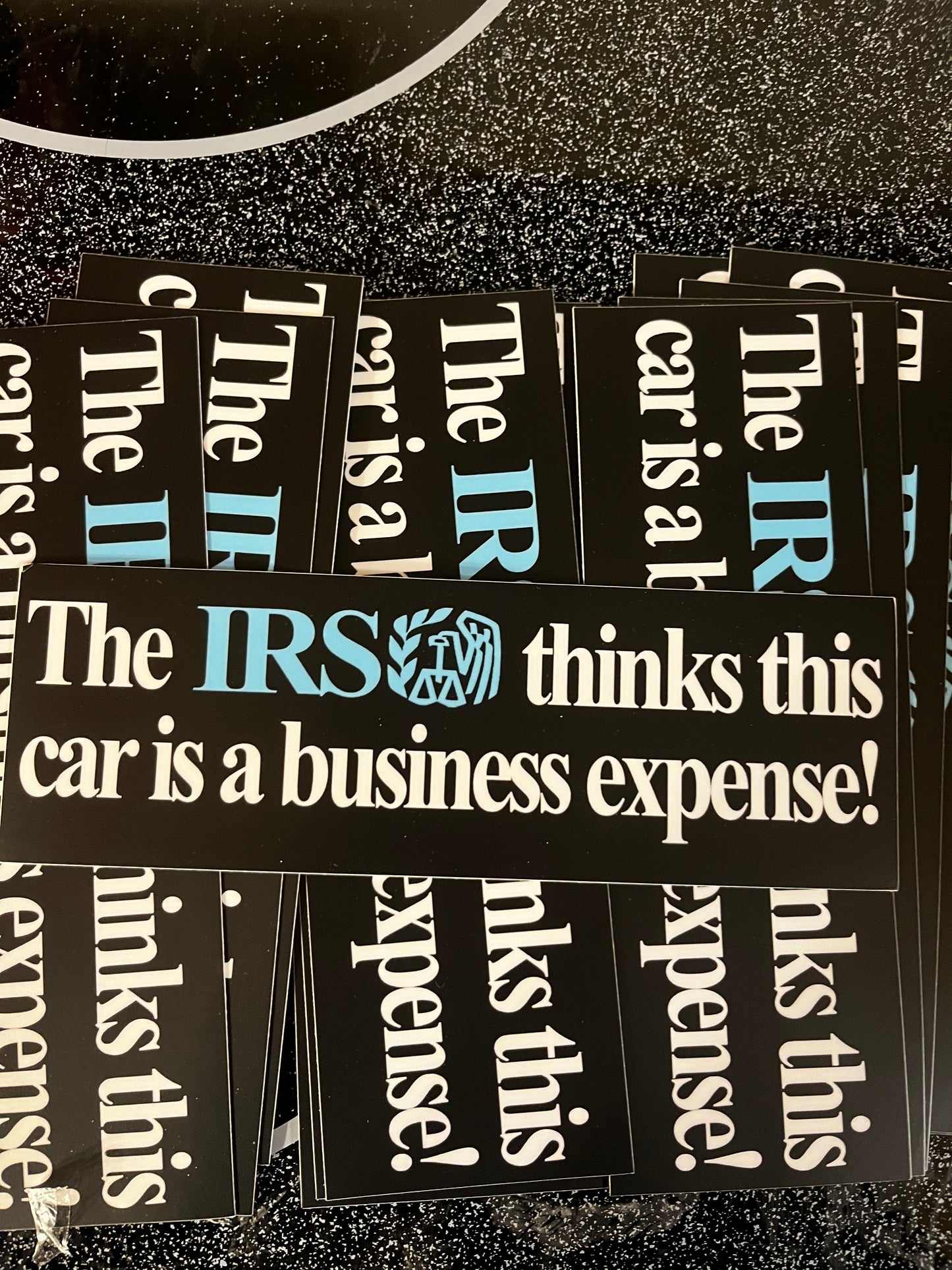 IRS WRITEOFF BUMPER STICKER