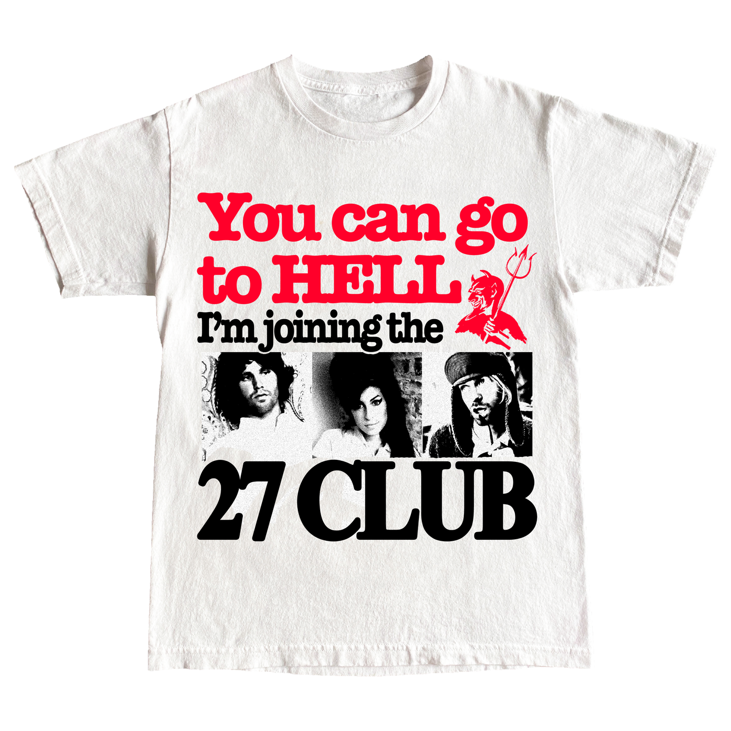 "27 CLUB" 6oz COTTON T-SHIRT