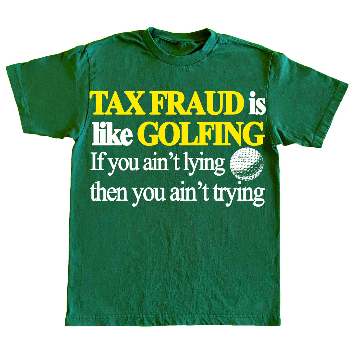 "GOLF" 6oz COTTON TSHIRT