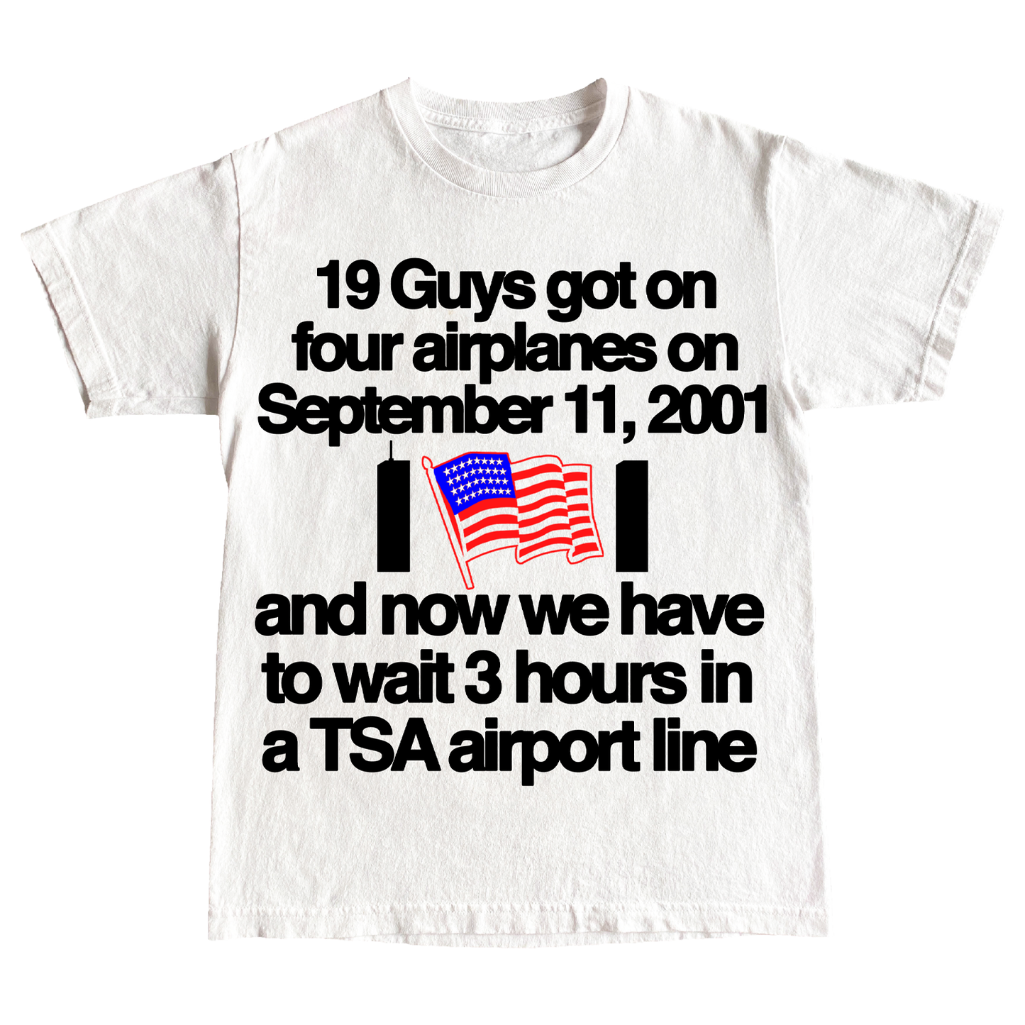 "9/11" 6oz COTTON T-SHIRT