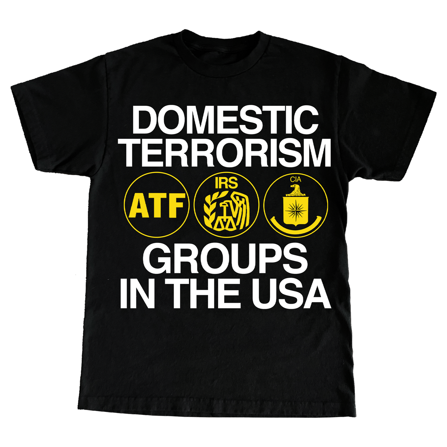 "DOMESTIC TERROR"" 6oz Print T-shirt