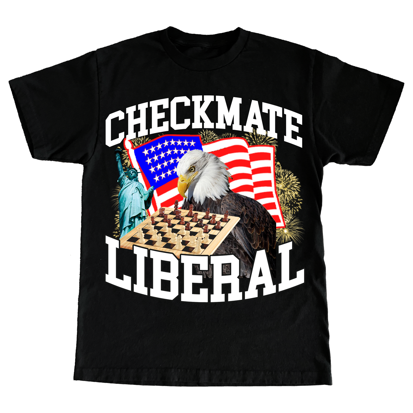 "CHECKMATE" 6oz Print T-shirt