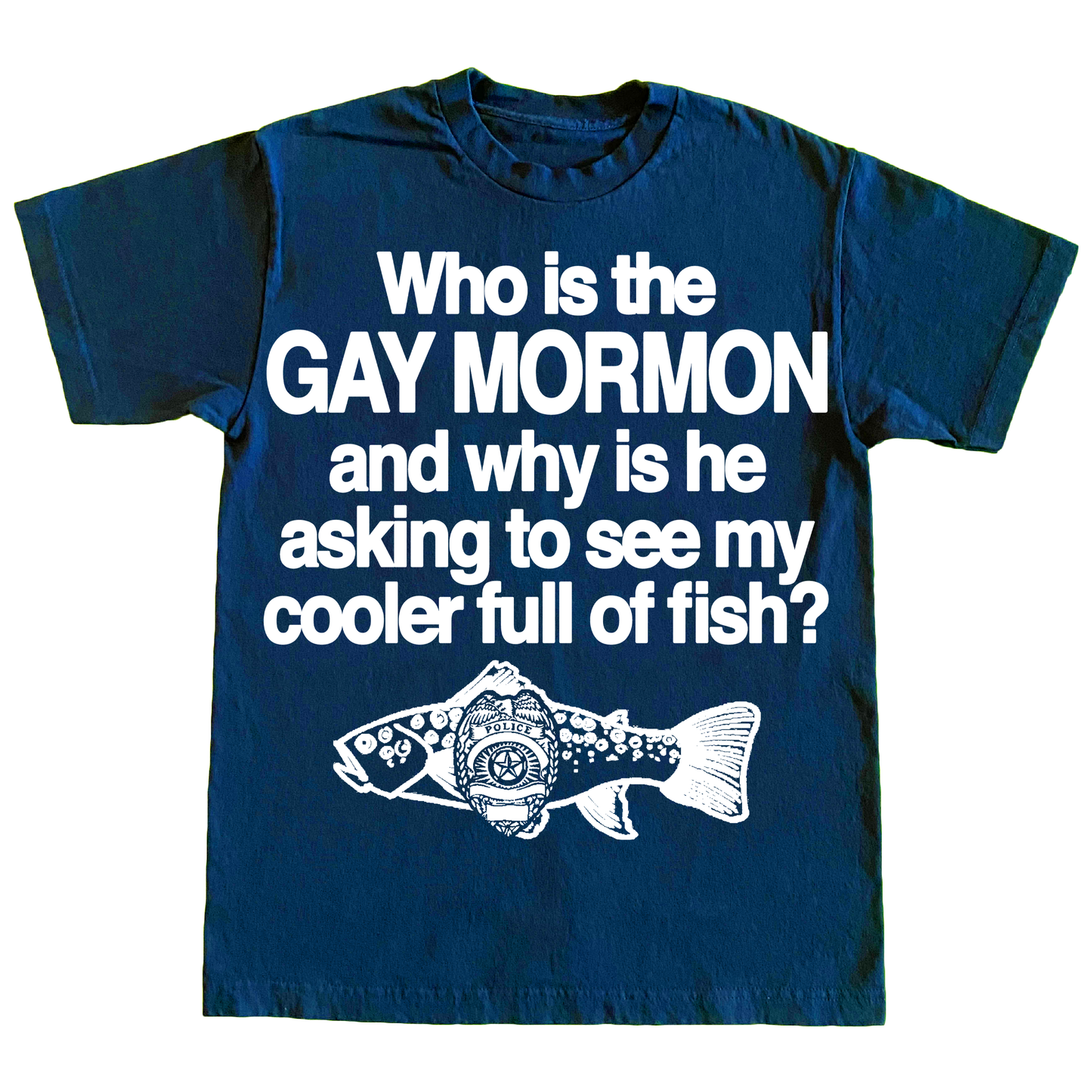 "GAY MORMON" 6oz COTTON TSHIRT
