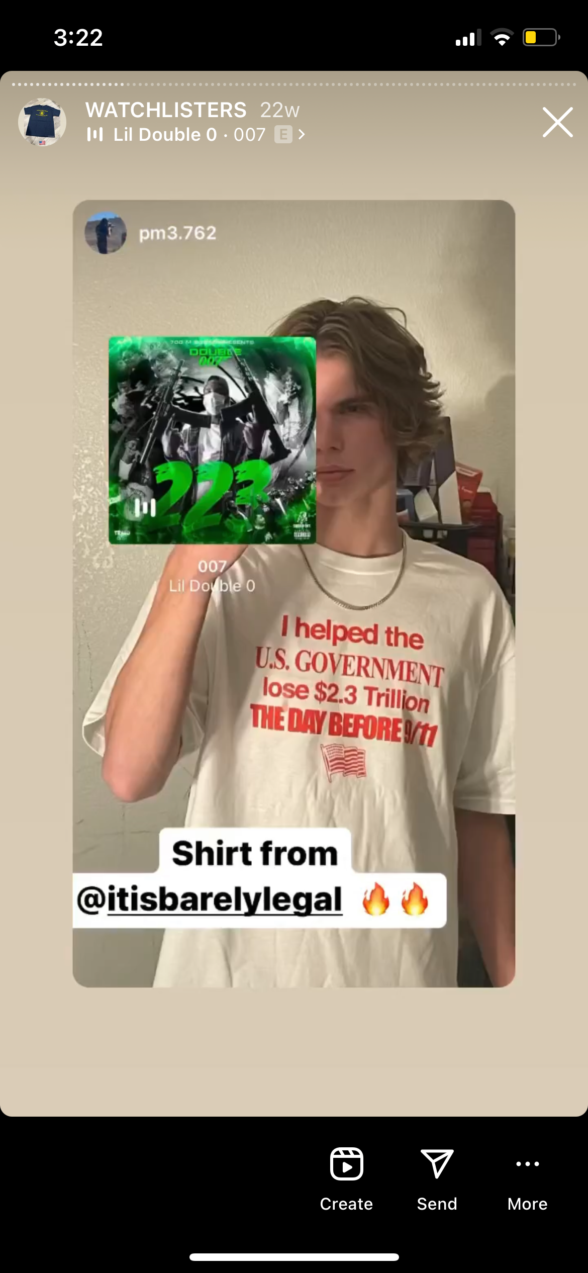 "2.3TRILLION" 6oz Tshirt