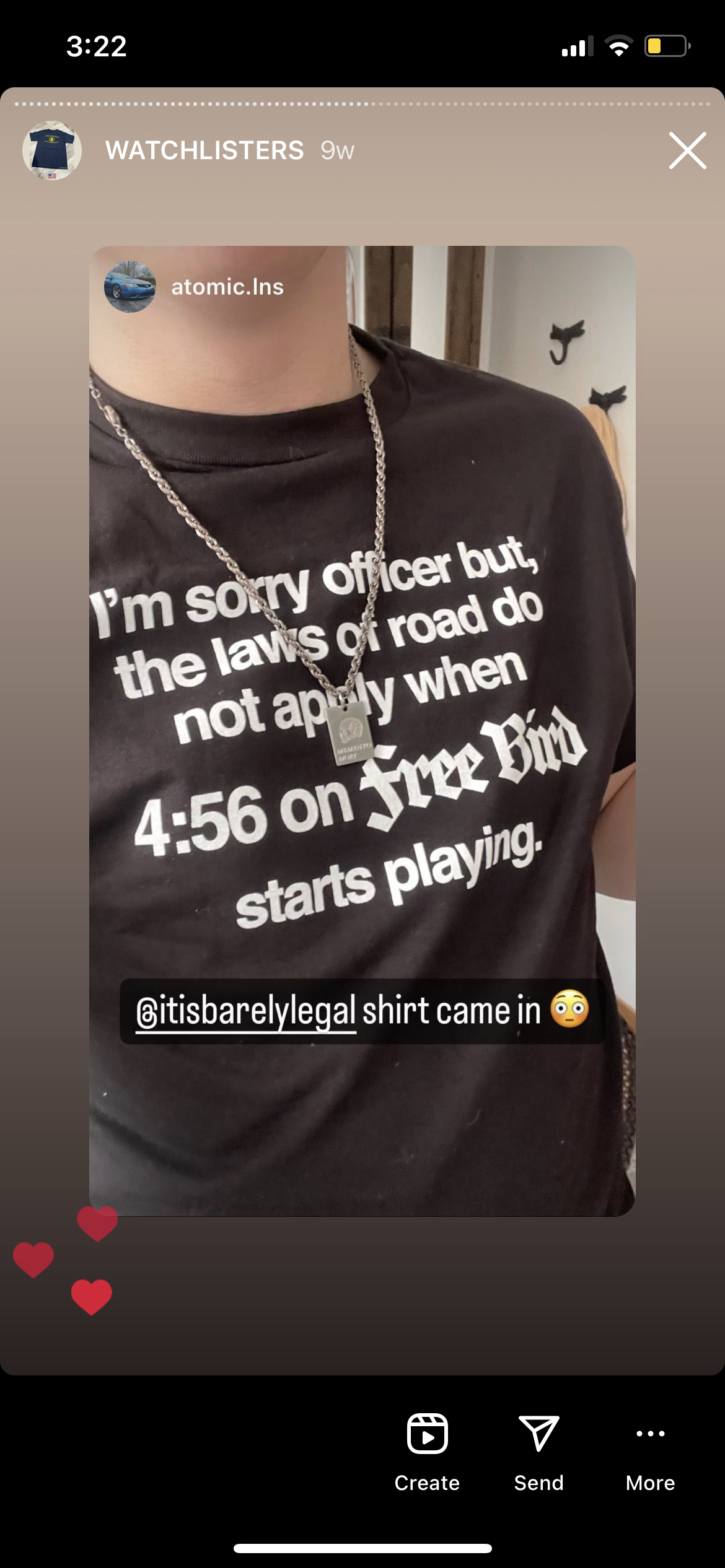 "FREEBIRD" 6oz Tshirt