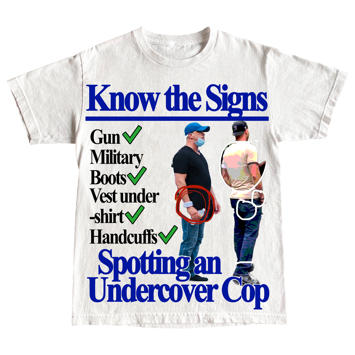 "UNDERCOVER" 6oz Classic Tee