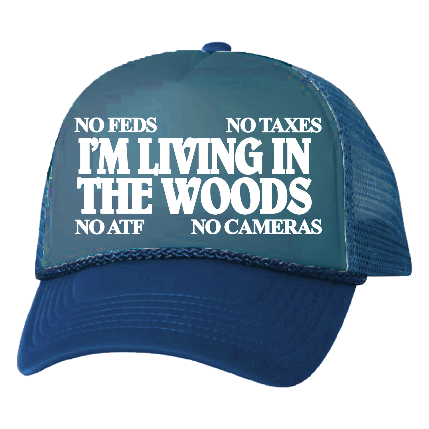 "OUTDOORS" 5oz Trucker Caps