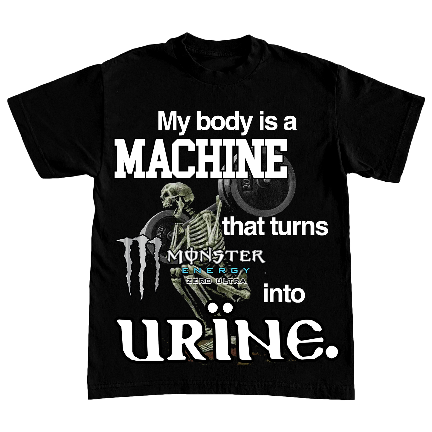 "MACHINE" 6oz COTTON TSHIRT