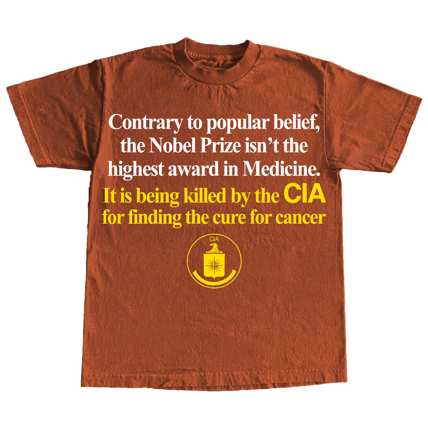 "NOBEL PRIZE" 6oz COTTON TSHIRT