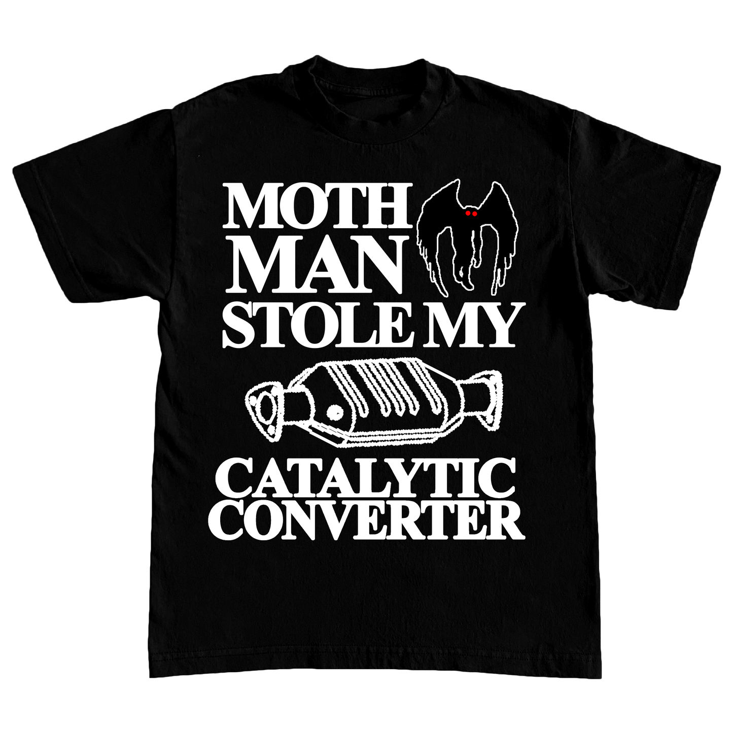 "MOTHMAN" 6oz COTTON TSHIRT