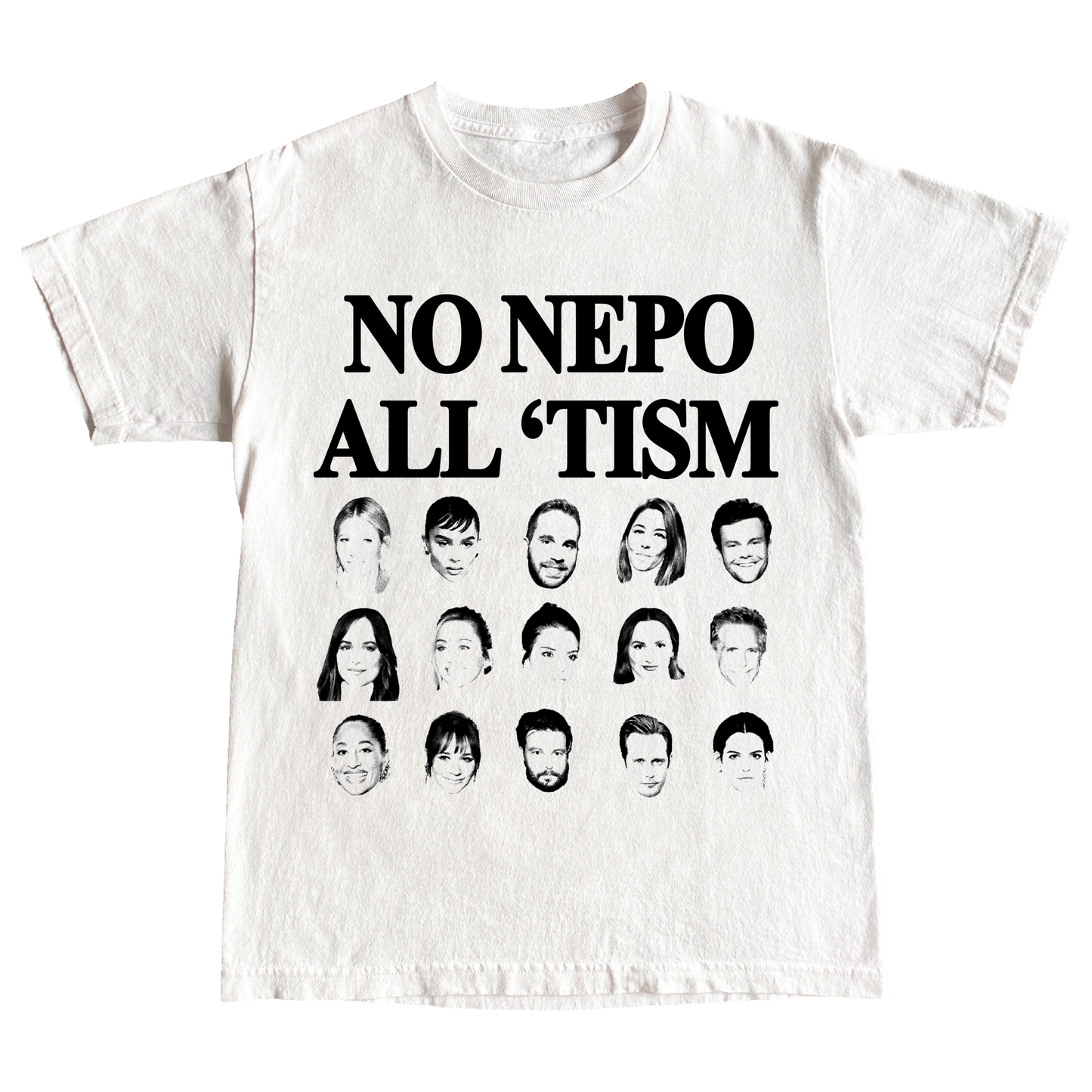 "NEPOTISM" 6oz COTTON T-SHIRT