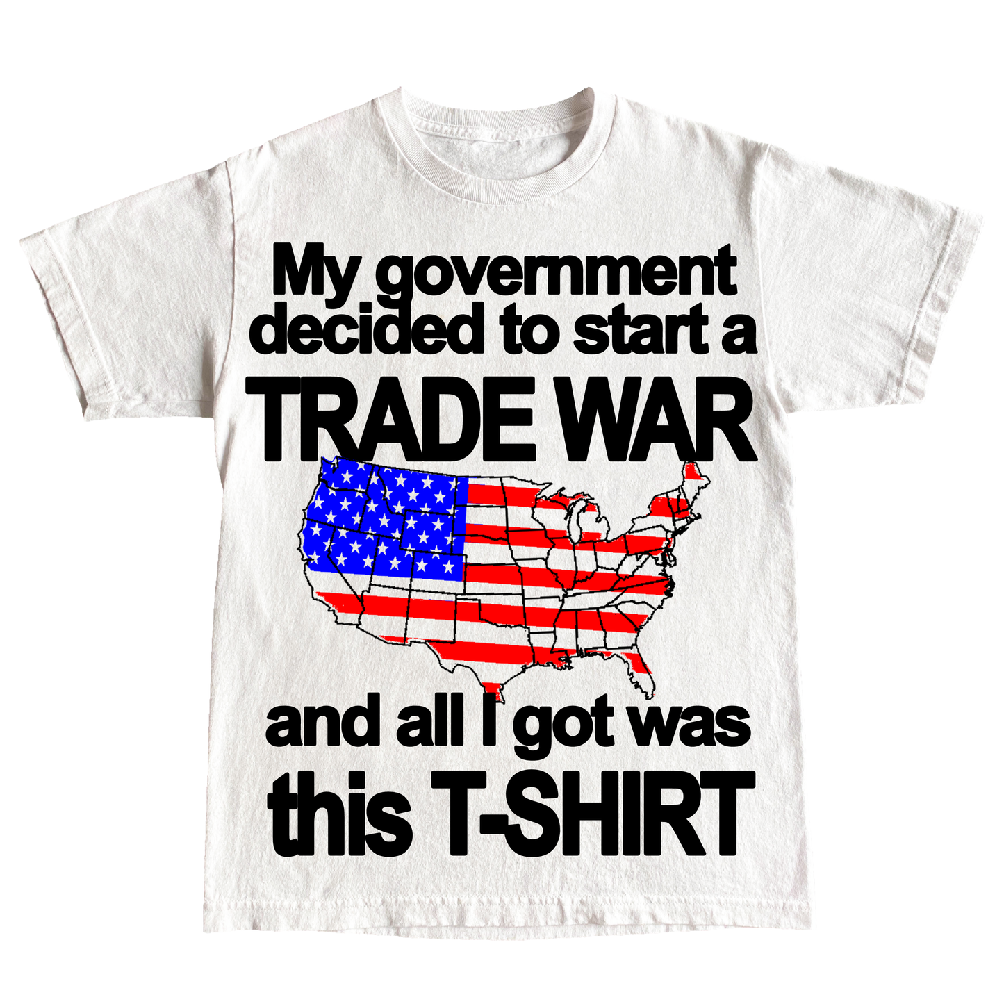 "TRADE WAR" 6oz COTTON TSHIRT