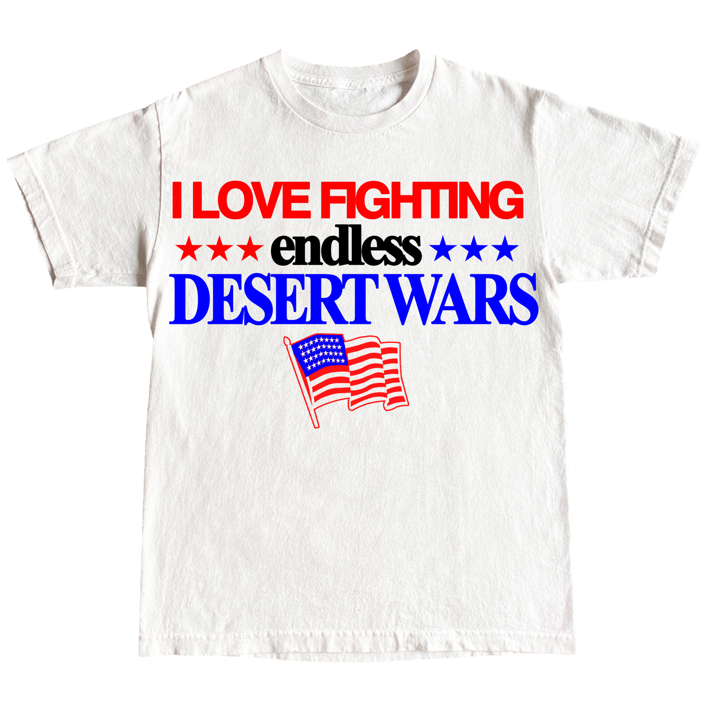 "DESERT WARS" 6oz COTTON T-SHIRT