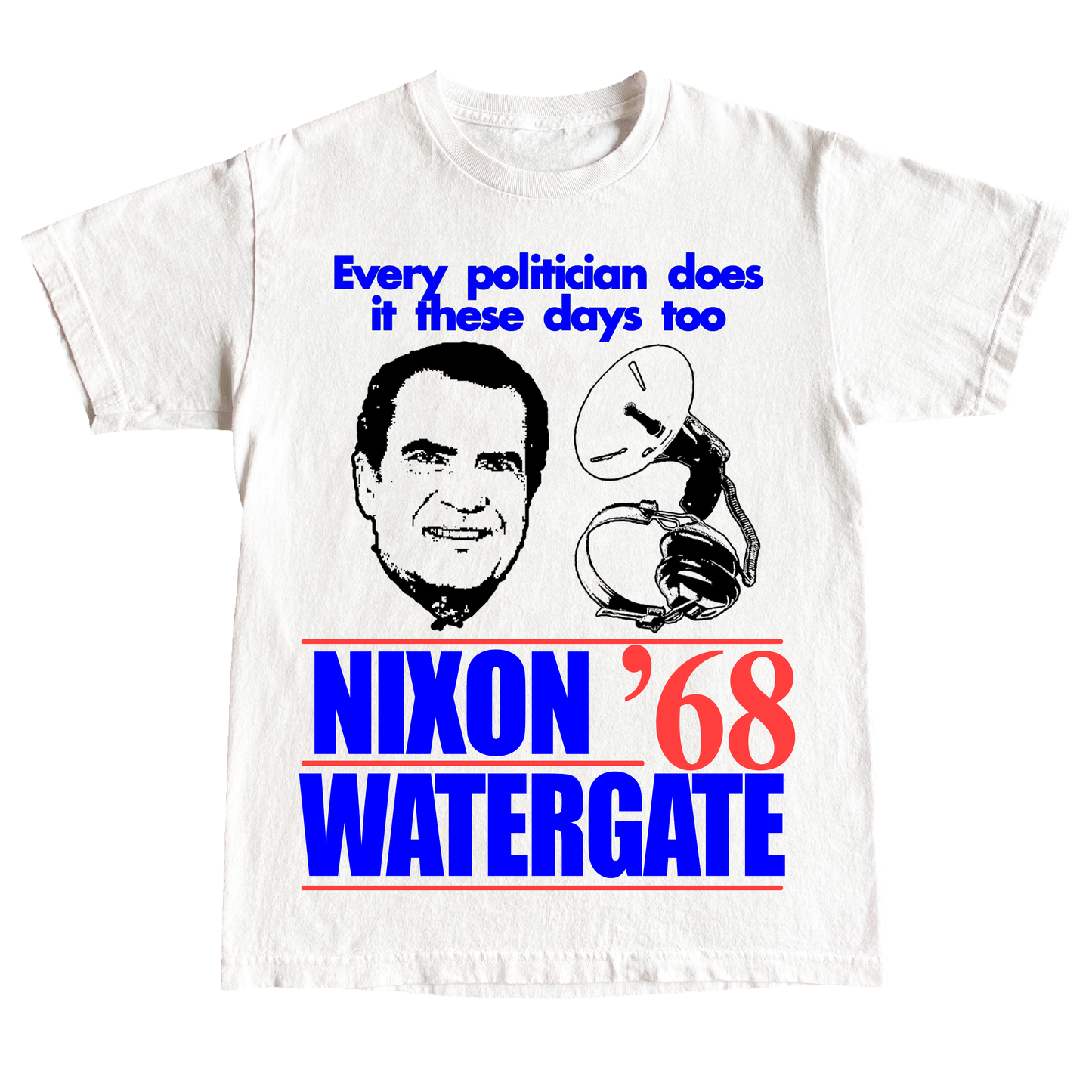 "NIXON" 6oz COTTON T-SHIRT