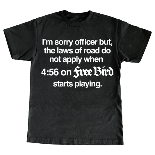 "FREE BIRD" 6oz COTTON TSHIRT