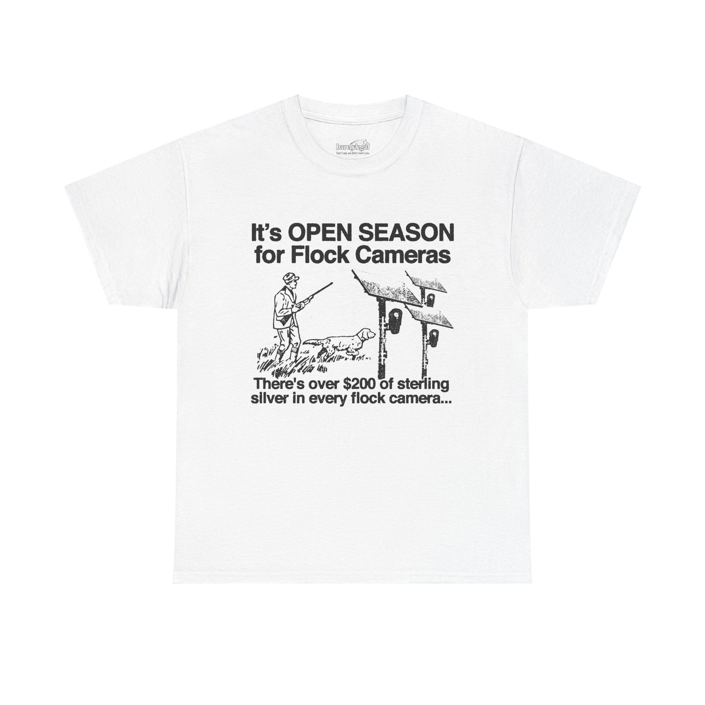 "FLOCK" 6oz COTTON T-SHIRT