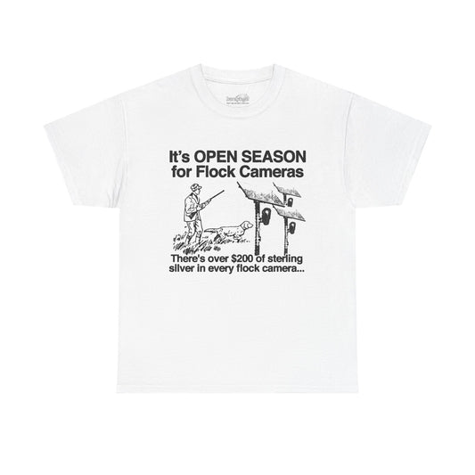 "FLOCK" 6oz COTTON T-SHIRT