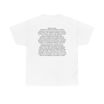 "CIA USA" 6oz COTTON T-SHIRT