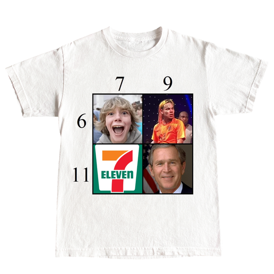 "PUNNETT SQUARE" 6oz COTTON T-SHIRT