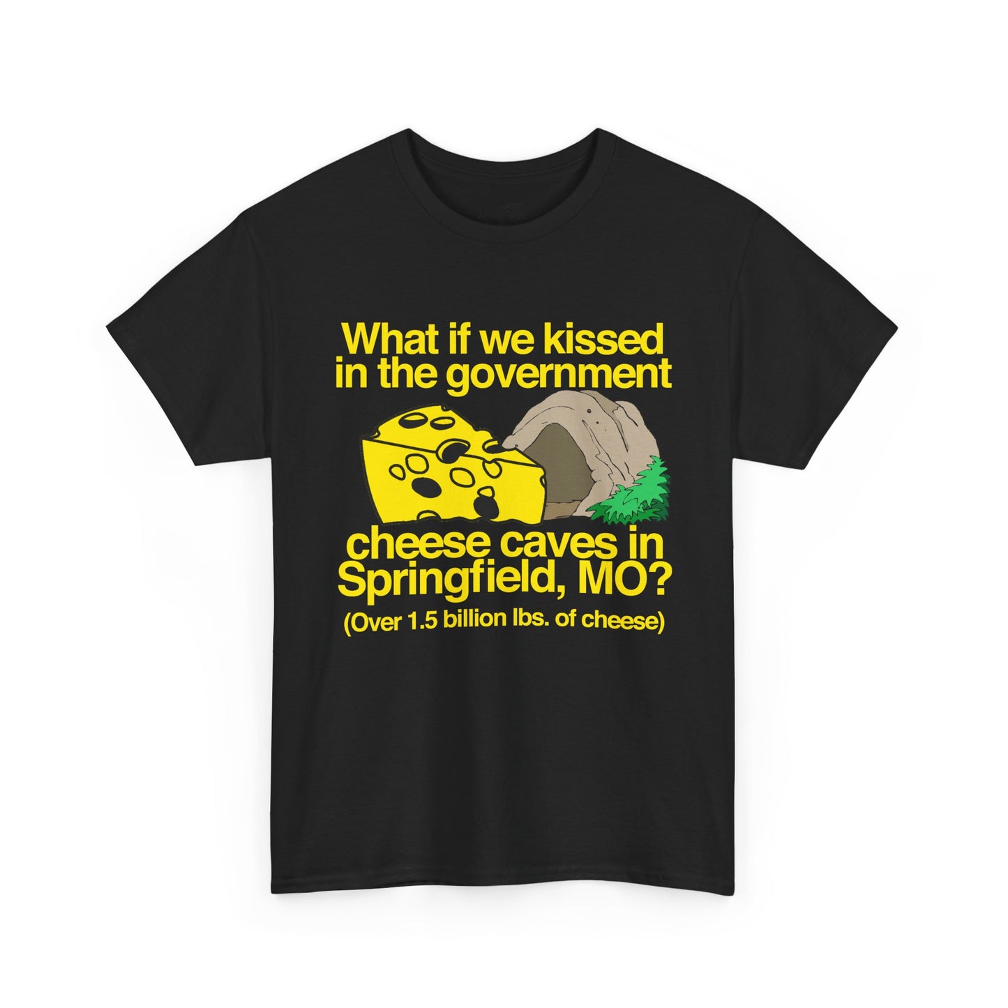 "CHEESE CAVES" 6oz COTTON TSHIRT