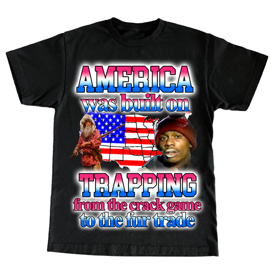 "TRAPPING" 6oz COTTON TSHIRT