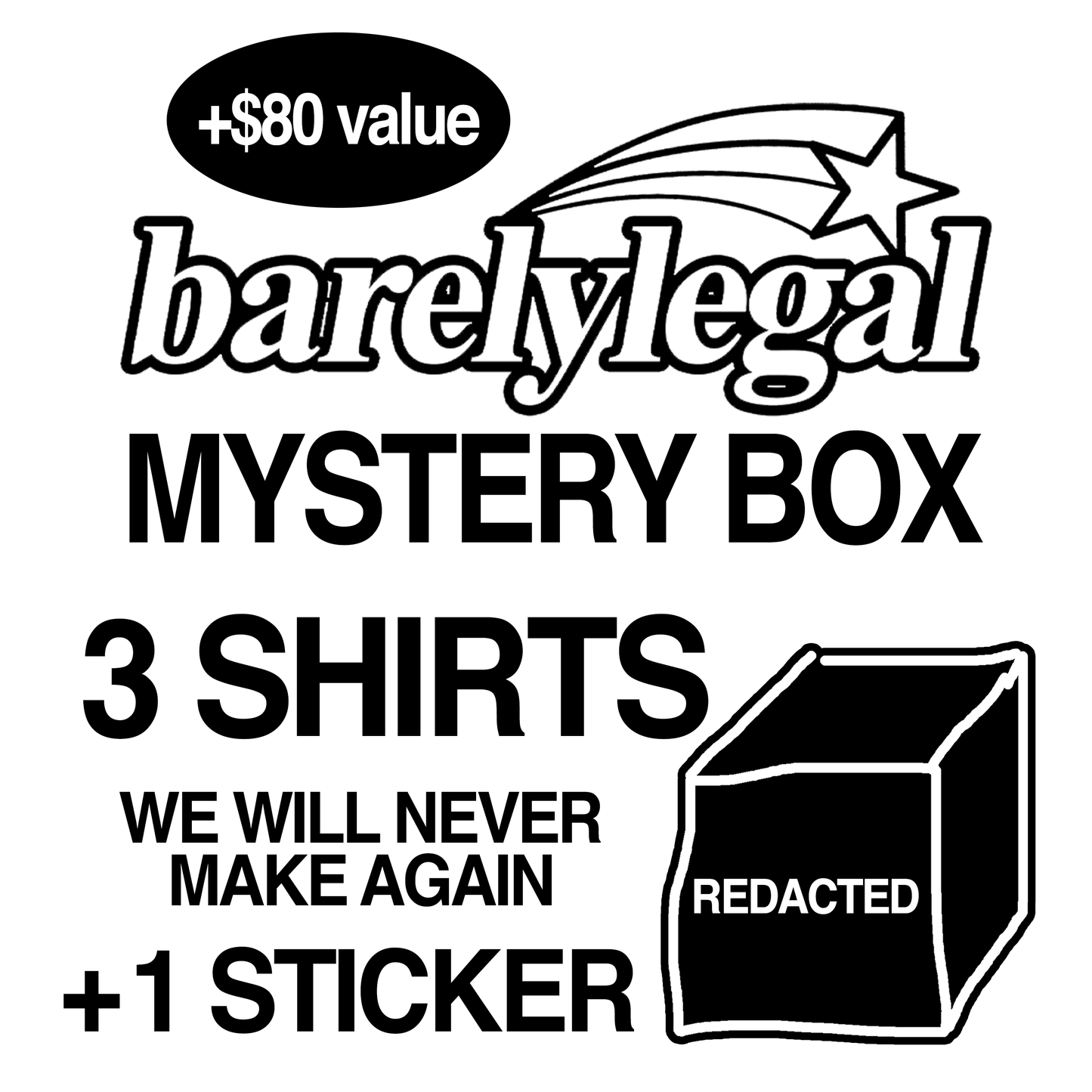 BARELY LEGAL MYSTERY BOX