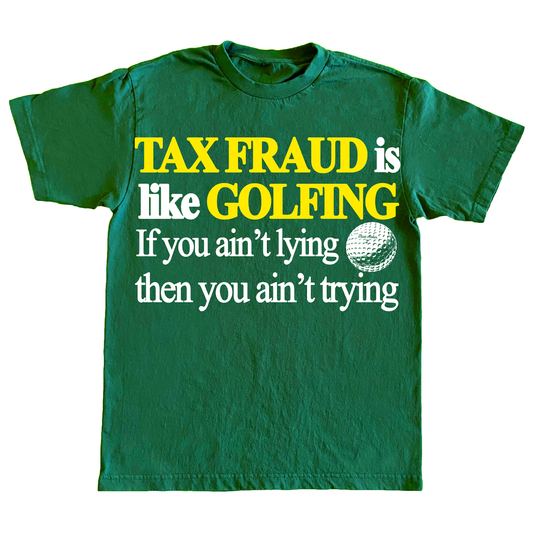 "GOLF" 6oz COTTON TSHIRT
