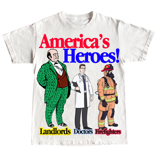 "HEROES" 6oz Classic Tee