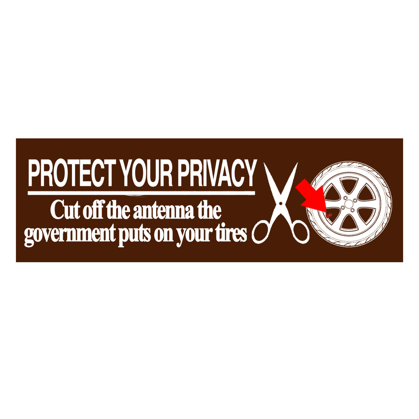 ANTENNA BUMPER STICKER
