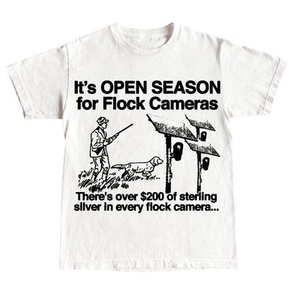 "FLOCK" 6oz COTTON T-SHIRT