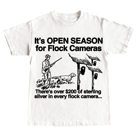 "FLOCK" 6oz COTTON T-SHIRT