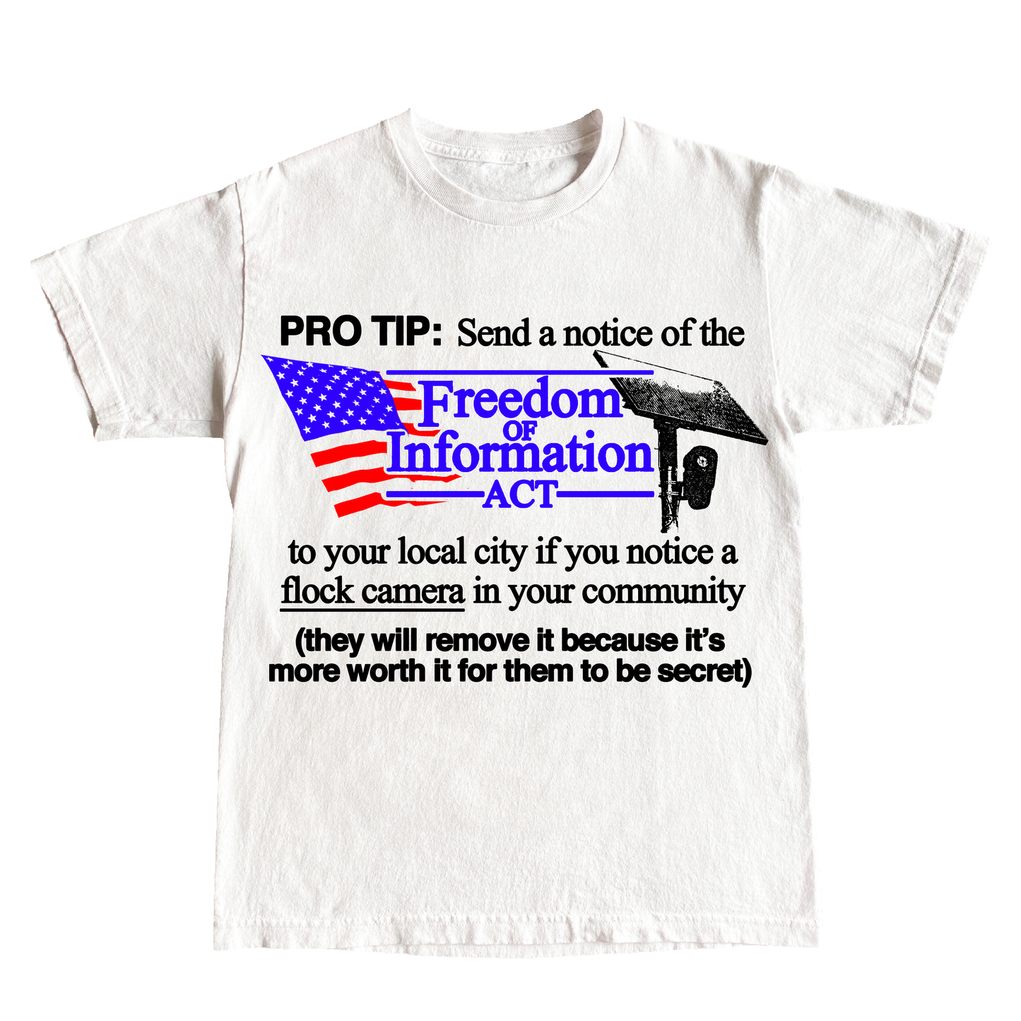 "FOIA" 6oz COTTON T-SHIRT