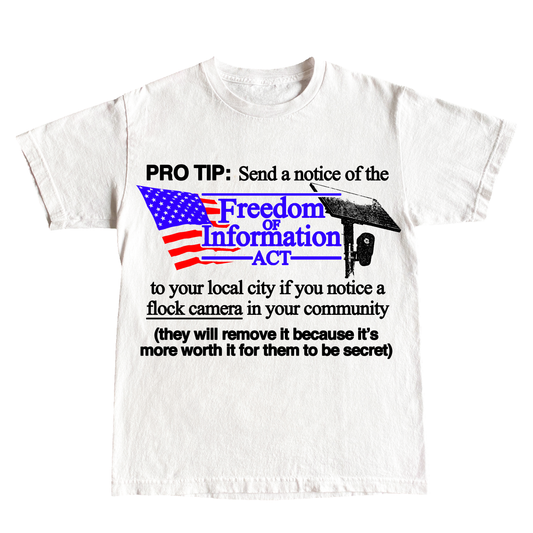 "FOIA" 6oz COTTON T-SHIRT