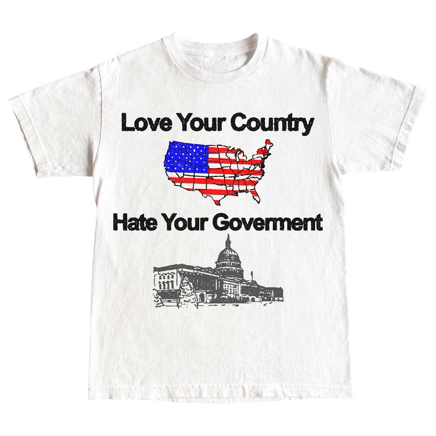 "LOVE YOUR COUNTRY..." 6oz COTTON T-SHIRT
