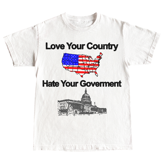 "LOVE YOUR COUNTRY..." 6oz COTTON T-SHIRT