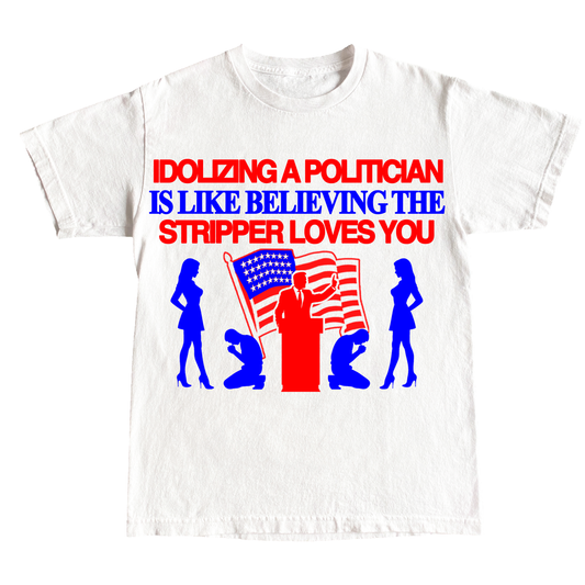 "STRIPPER" 6oz COTTON T-SHIRT