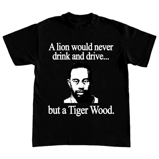 "TIGER WOODS" 6oz COTTON TSHIRT