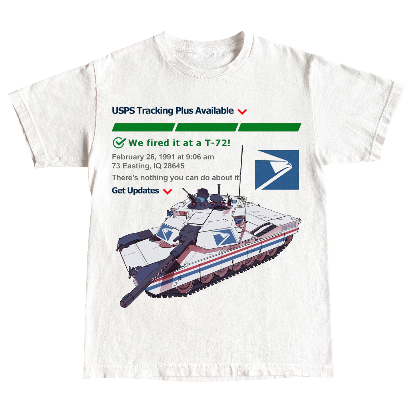 "USPS" 6oz COTTON T-SHIRT