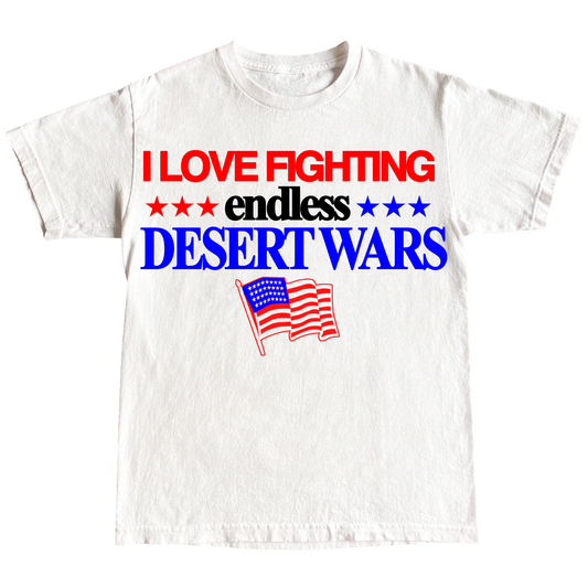 "DESERT WARS" 6oz COTTON T-SHIRT